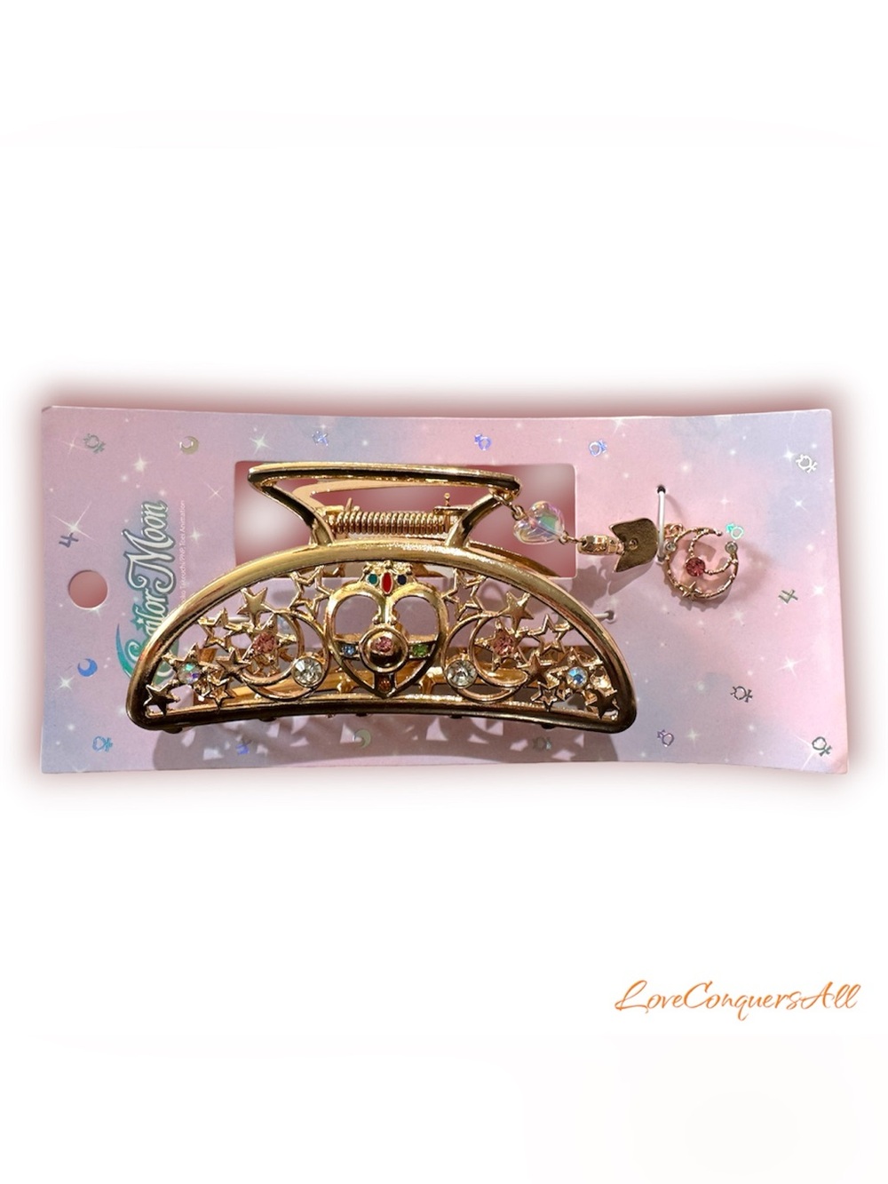 Pretty Guardian Sailor Moon Cosmic Heart Charm Claw Hair Clip